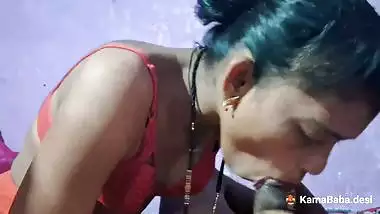 Husband makes his new wife drink his cum in desi sex