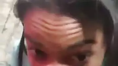 Bihari girl gives a quick desi blowjob to her stepbrother