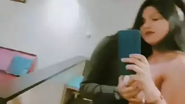 Desi maal doggy fucking after viral blowjob to lover