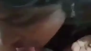 Village lady gives a desi blowjob to her lover