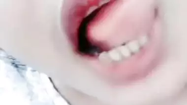 Fingering with horny expression by Bengali girlfriend