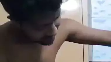 Wife wet boob sucking and sex in bathroom with her