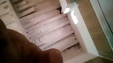 Shameless desi girl spreading ass in bath