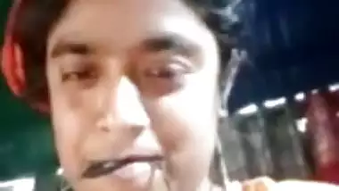 Village girl video call boobs showing recorded by lover