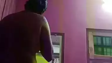 Sister after bath nude wet body showing before dressing