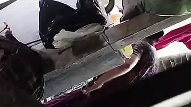 Son captures mom bathing in open backyard viral MMS