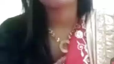 Saree stripping live cam masturbation by horny ex-GF