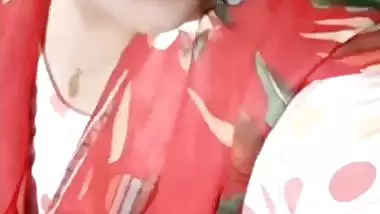 Cute Bangla girlfriend video call boobs show to lover