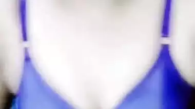 Bengali girl pink pussy fingering on video call