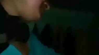 Desi Village Bhabi affair Boob sucked By Lover (She is afraid about Getting Caught)
