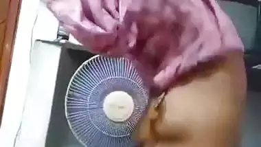 Telugu wife strips nighty and gives blowjob to husband