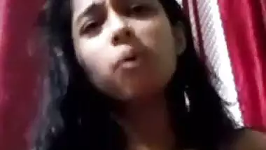 Firm boobs mallu GF removing bra and topless video call