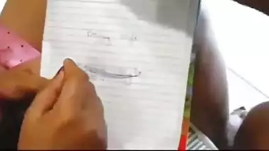 South Indian tutor fucks lusty student in the doggy style