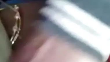 Tattooed Tamil aunty shows big long nipples to lover