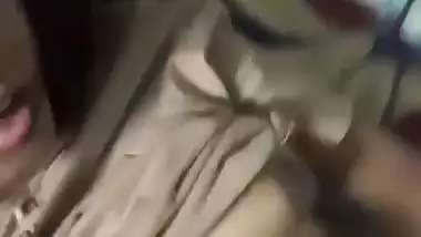 Moaning GF video call to boyfriend to show fingering