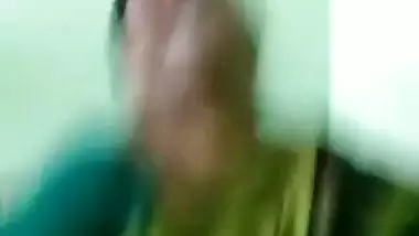 Tamil wife in saree getting her nude pussy exposed