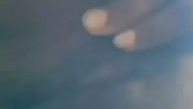 Indian wife shaved pussy rubbing in nude video making