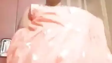 Chubby Bengali girl stripping fully naked