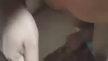 Dehati sex of a Sali sucking her Jija’s dick in the bathroom