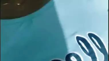 Girlfriend nipple licking by boyfriend before sex