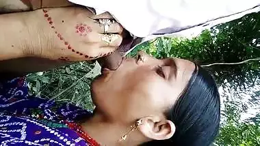 Real dehati wife sucking penis like pop outdoor