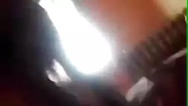 Desi young couple sucking boobs