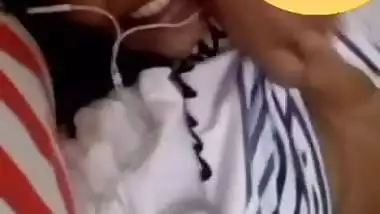 Shy Indian teen nagna video call