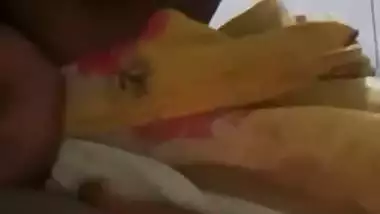 Nipple milking bhabhi on video call boobs show to lover