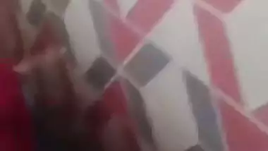 Tamil aunty lifts blouse and shows boobs before blowjob