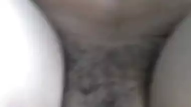 Mature aunty puffy pussy fucking by husband friend