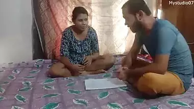 Desi college girl hot sex with teacher