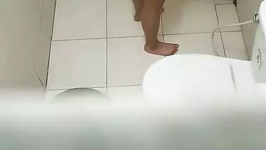 Neighbor desi aunty Shower spy video