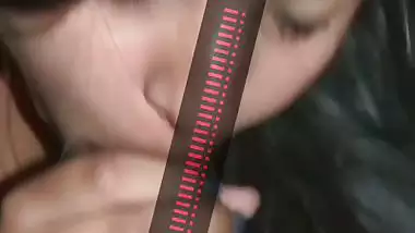 Saputara Gujarati girl sucking big dick of boyfriend